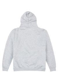 Lys grå hoodie med en kængurulomme, ribbede manchetter og hætte med snoretræk. Fremstillet af blødt bomuldsblandingsstof med en glat overflade.