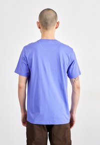 adidas Originals TREFOIL ESSENTIALS - Camiseta estampada - semi blue