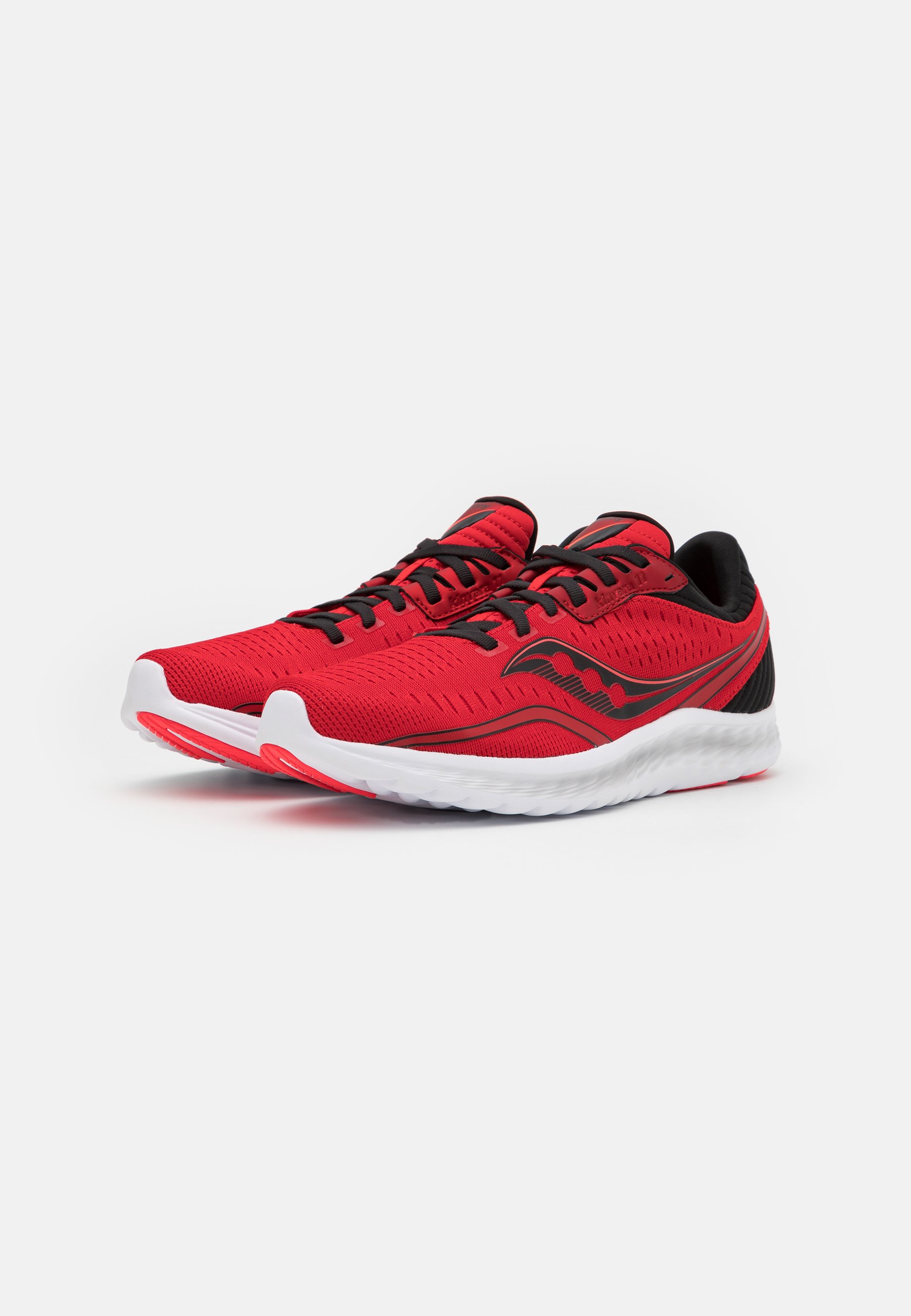 Saucony KINVARA 11 Nøytrale løpesko redblackrød Saucony KINVARA 11 Nøytrale løpesko redblackrød