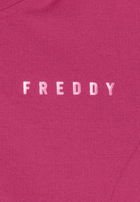 Freddy CON COLLO ALTO E DETTAGLI FLOREALI - Felpa con zip - beetroot purple