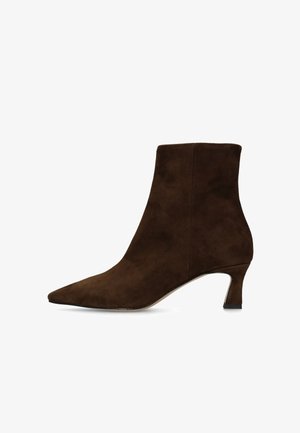 Manfield MIT ABSATZ - Enkelkaarsjes - braun