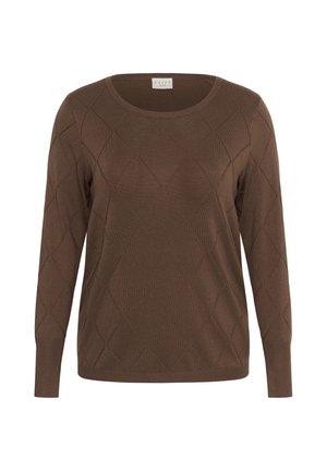 Kaffe Curve, KCLIZZY ARGYLE - Pullover - carafe