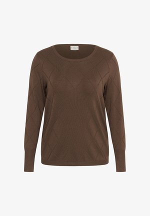 Kaffe Curve, KCLIZZY ARGYLE - Pullover - carafe