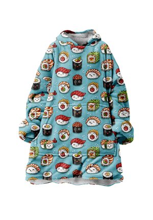 Mr. GUGU & Miss GO, Huggie Blanket SUSHI - Fleece jumper - blue