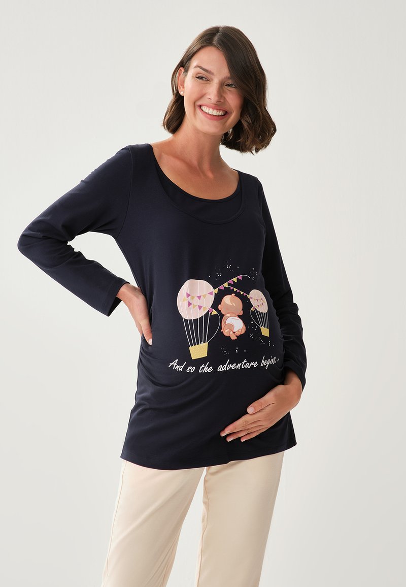 DAGI MATERNITY Longsleeve navy/donkerblauw Zalando.nl