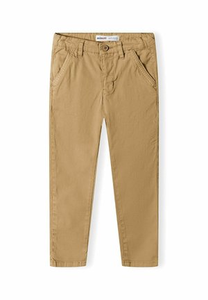 TAPERED LEG AND REGULAR FIT - Kostymbyxor - tan