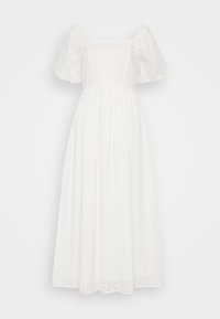 SLFANELLI 3/4 ON OFF - Vestito lungo - snow white