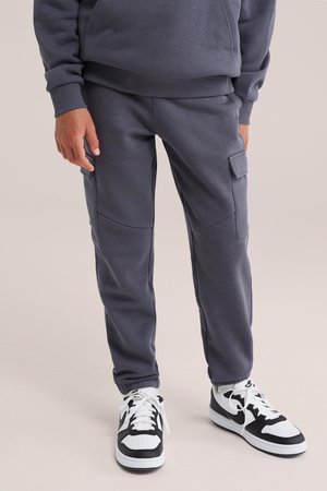 WE Fashion, Træningsbukser - dark grey