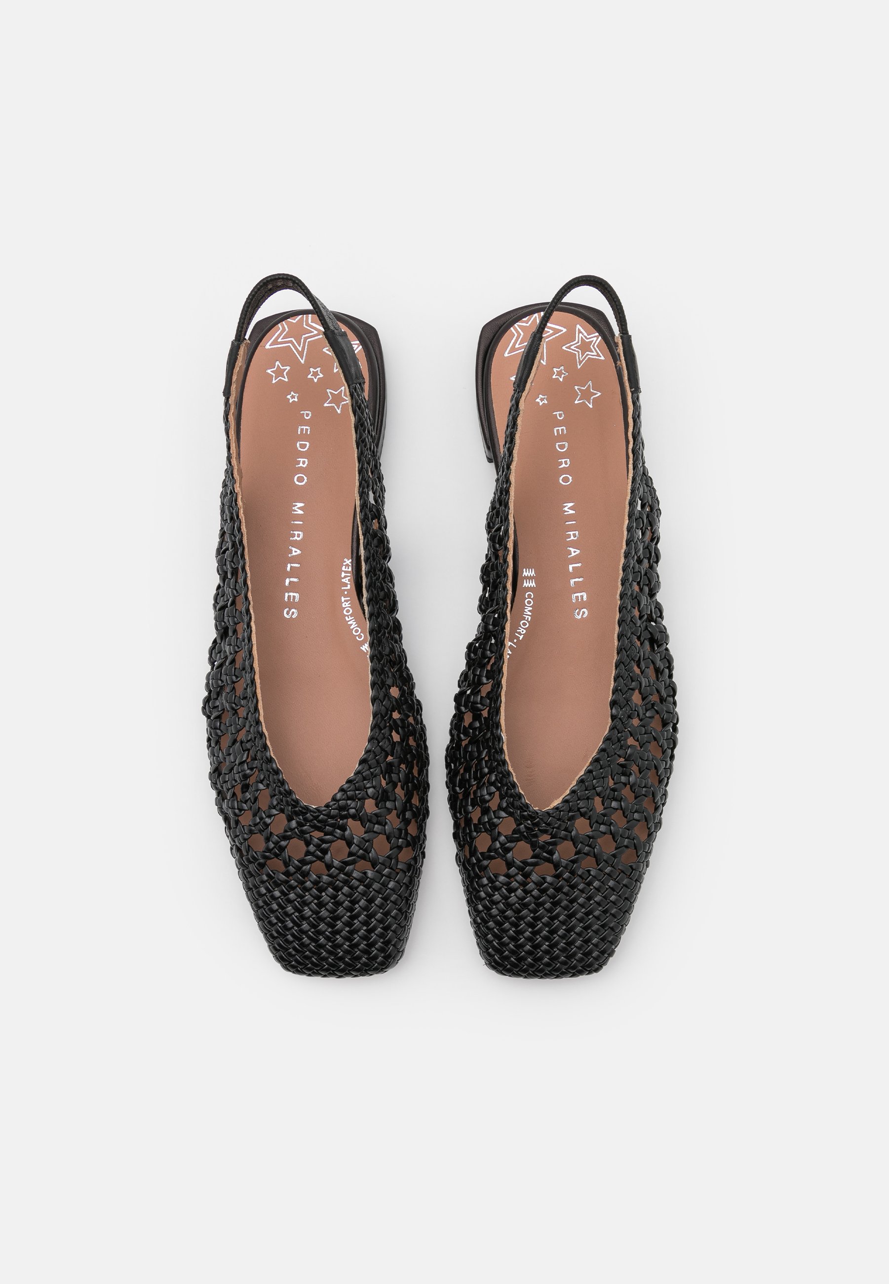 Pedro Miralles Bailarinas - trenzado/nero/negro - Zalando.es