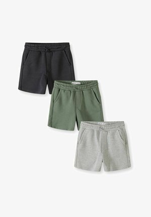 MINOTI, 3 PACK CLASSIC FIT - - Short - mottled grey black khaki
