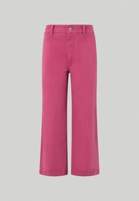 TANIA - Kavbojke na trapez - english rose pink
