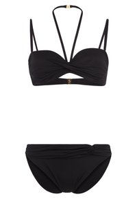 BANDEAU BIKINI SET - Bikini - black