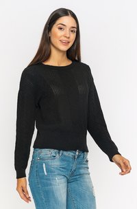 Felix Hardy Strickpullover - black