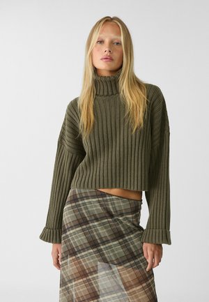 Stradivarius Jumper - khaki