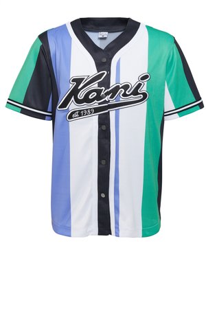 VARSITY STRIPED BASEBALL SHIRT UNISEX - Ing - multicolor