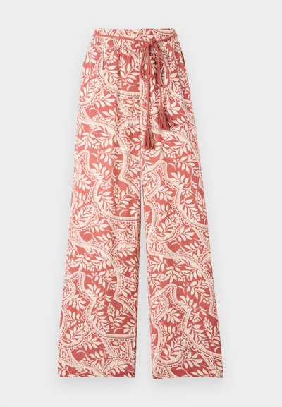 VMBALI WIDE PANTS - Pantalon classique - marsala/bali