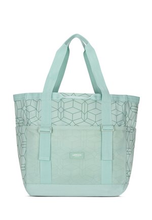SMILLA - Shopping bag - mint gemustert