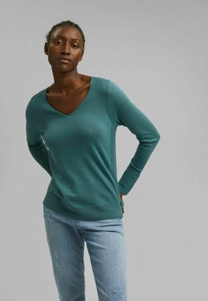 Pullover - teal blue
