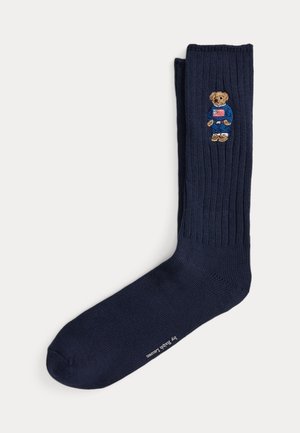 Polo Ralph Lauren, POLO BEAR COTTON-BLEND CREW SOCKS - Chaussettes - navy