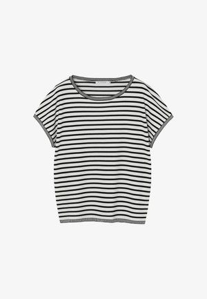 TATUUM, ARTICLE TAG: - ARTICLE NAME: OFIWI - Tričko s potlačou - navy blue
