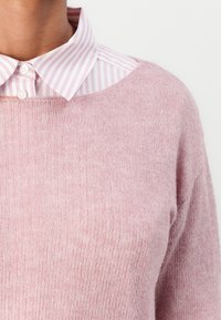 TOM TAILOR DENIM SOFT BOAT NECK - Džemperis - antique rose