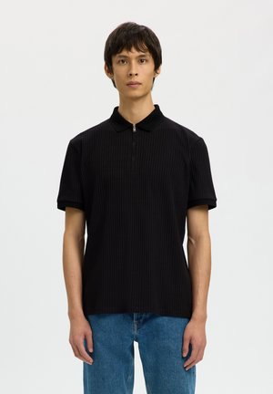 Selected, SLHFAVE - Polokošeľa - black