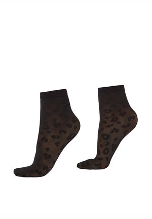 30 DEN - Socken - schwarz black animal print