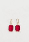 STONE DROP - Auskari - gold-coloured/bordeaux