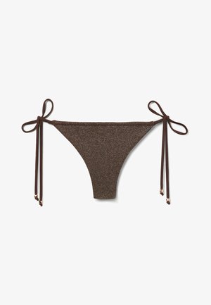 Calzedonia, BROWN GLITTER BRAZILIAN - Braguita de bikini - brown