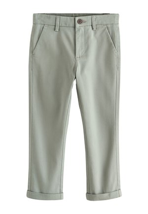 Next NEXT STRETCH CHINO TROUSERS (3-17YRS) - Stoffhose - sage green