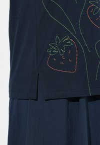 Ulla Popken Camiseta estampada - marine