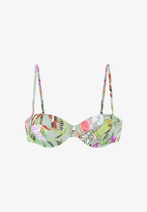 s.Oliver, Bikini top - grün bedruckt
