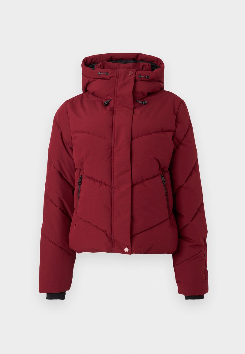 Only Winterjas donkerrood