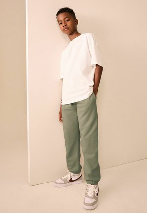 Next, PLAIN JERSEY (3-16YRS) - Tracksuit bottoms - khaki green