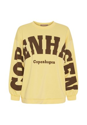 HIBISCUS - Sweatshirt - yellow/moro