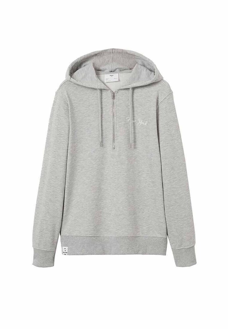 Mango Hoodie grijs gemêleerd Mango Hoodie grijs gemêleerd