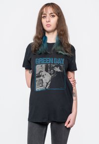 Paradiso Clothing GREEN DAY PHOTO BLOCK - Print T-shirt - black