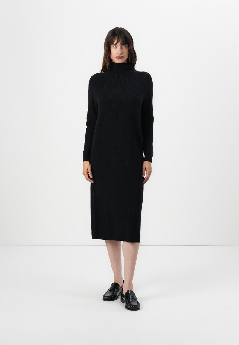 Tommy Hilfiger Gebreide jurk zwart Tommy Hilfiger Gebreide jurk zwart