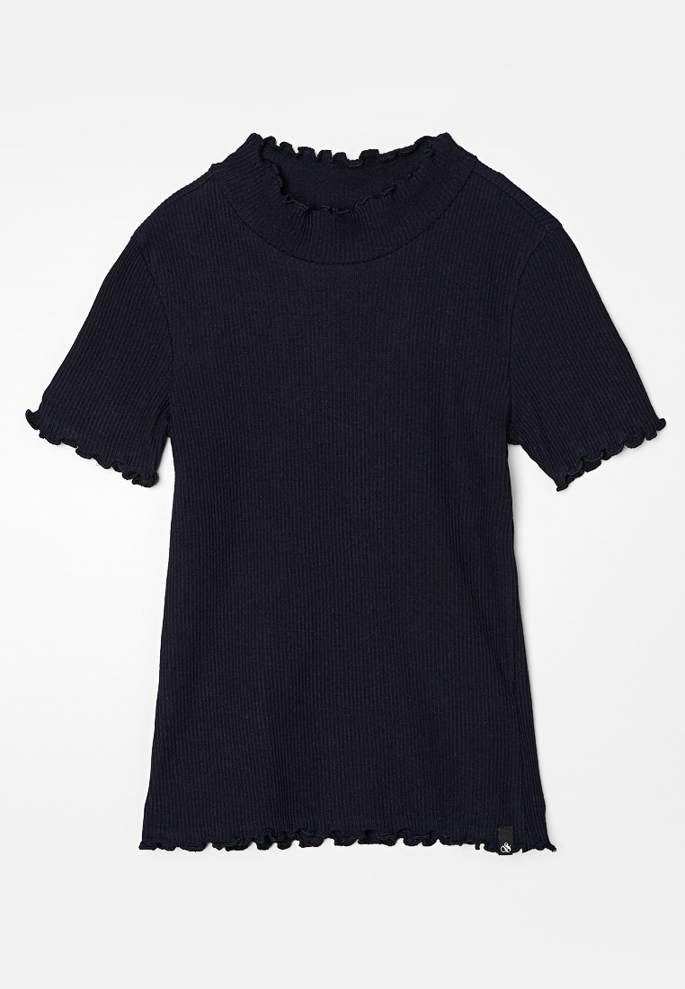 Scotch & Soda T-shirt basic donkerblauw