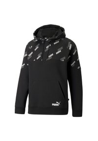 Puma LOGO  - Jersey con capucha - nero