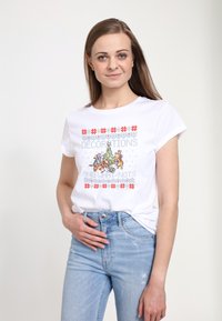Henry Tiger WINNIE THE POOH POOH ISLE PATTERN - T-shirt z nadrukiem