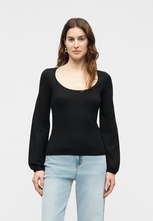 Μπλούζα με μακριά μανίκια - black