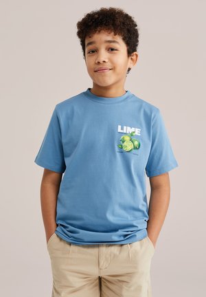 WE Fashion T-Shirt print - blue