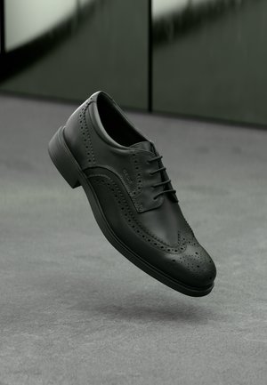 Geox DUBLIN - Zakelijke veterschoenen - black