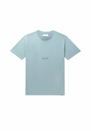 T-shirt azzurro chiaro a maniche corte realizzata in morbido cotone, con scollatura rotonda e logo "BALR." in un colore a contrasto sul petto.