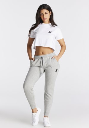 SIKSILK CUFFED JOGGER - Treniņtērpa apakšdaļas - grey