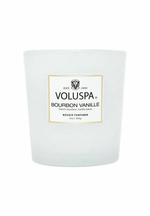 VOLUSPA CLASSIC BOXED CANDLE BOURBON VANILLE 255G - Tuoksukynttilä - white