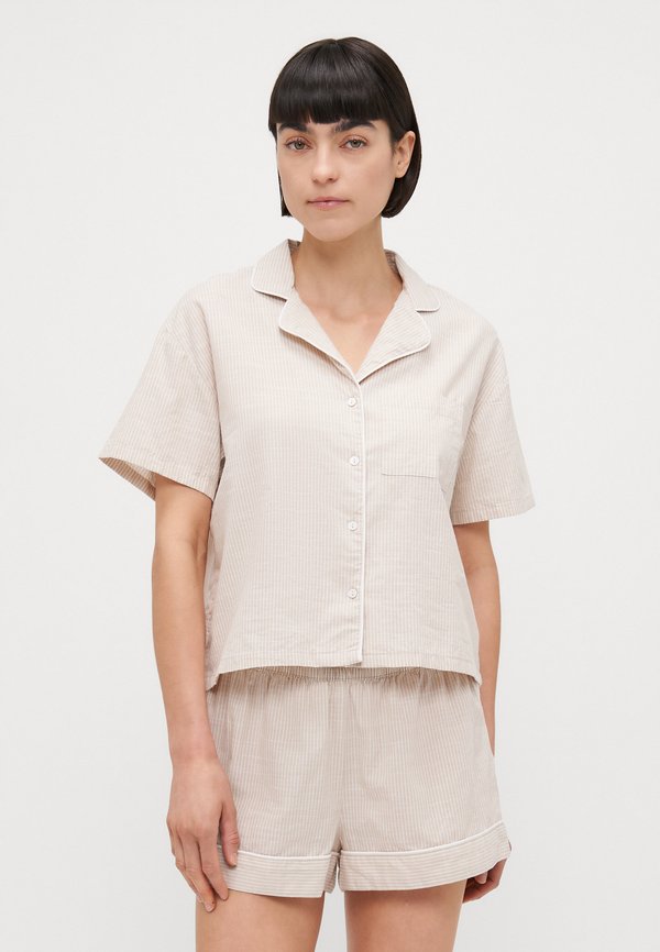 Nachtwäsche Shirt - tan