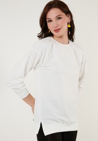 LELA CREW NECK - Felpa - ecru