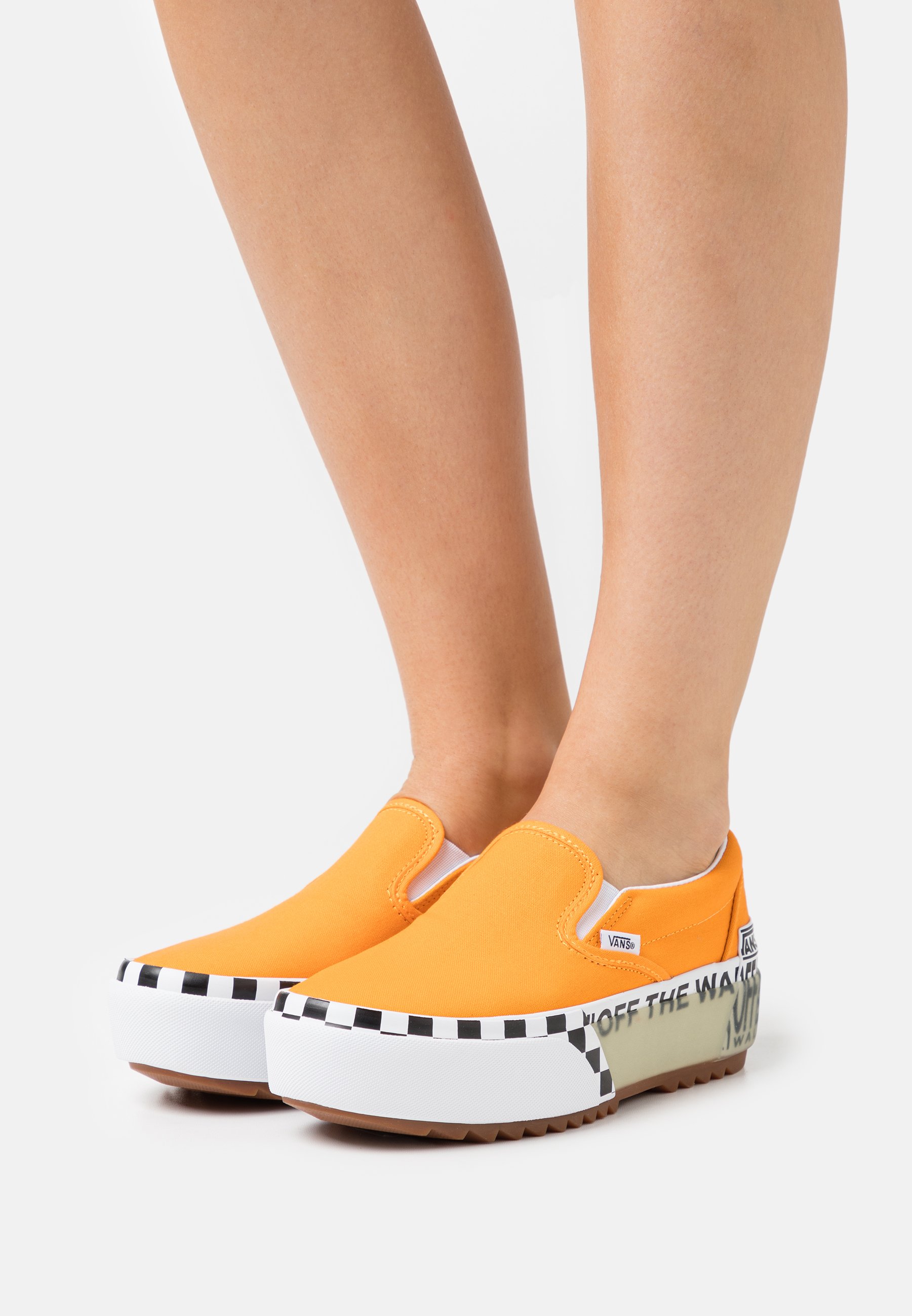 Vans CLASSIC STACKED - Instappers - bright marigold/true white/Geel -  Zalando.nl